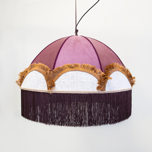 Luckygoods LT240086-6 Abat-jour en tissu à franges pour lampes suspendues - Product Image 1