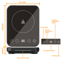 Chauffe-démarreur de levain intelligent et portable avec écran numérique, contrôle thermostatique 70-100°F, minuterie automatique 0-12 heures, pour cuisine domestique