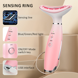 Masseur anti-âge pour le visage et le cou, appareil de soin de la peau pour éliminer les rides, pour un usage domestique - Product Image 4