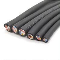 18 14 12 Gauge blankes flexibles Kupfer-Netz kabel SJT SVT AWM 2 3 4 5 Adern PVC-isolierte flache unterirdische elektrische Drähte