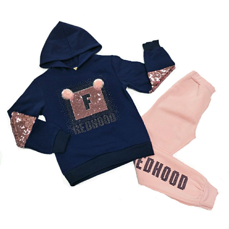 2020 зимняя детская одежда костюм из двух предметов чистая зимняя детская одежда для девочек