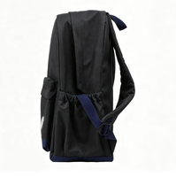Sac à dos étudiant personnalisé en usine, style color-block simple, en tissu Oxford, avec bretelles réglables, sac à dos double épaule durable