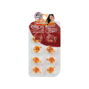 Japanische Haar-Vitamin-Essenz-Kapseln mit Marokkanischem Arganöl, Honig und Ginseng-Extrakt für Trockenes Haar, 8 Kapseln - Product Image 1