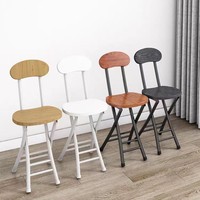 Chaises pliantes en métal pour salle à manger, vente en gros d'usine - Design minimaliste portable pour la maison, la formation et les dortoirs étudiants