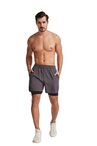 2 в 1, мужские шорты для бодибилдинга - Product Image 3