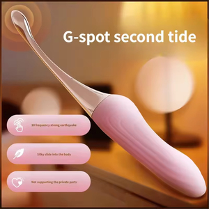 ดิ๊กโด้สั่นสะเทือนแบบปรับความถี่ได้สำหรับผู้หญิง รุ่น AV Massage Stick Dolphin Jumping Egg พร้อมที่ชาร์จแบบมินิ USB สำหรับช่วยตัวเอง - Product Image 3