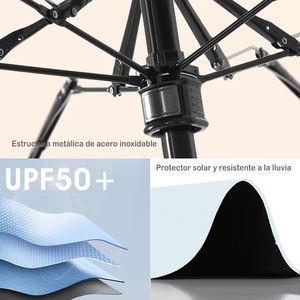 Parapluie de voyage ultra-léger personnalisé avec logo, format de poche, promotionnel, cadeau d'entreprise, idéal pour les affaires, directement de l'usine - Product Image 4