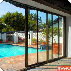 Porte <span class=keywords><strong>coulissante</strong></span> en verre et aluminium insonorisée et étanche, fabrication APRO, bon marché et durable - Product Image 6