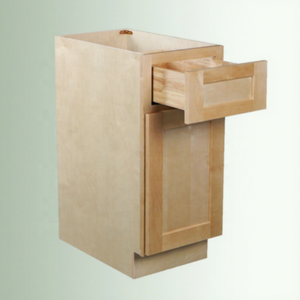 Entrepôts américains directs Aucune quantité Limitée Style Shaker RTA Finition en bois naturel Armoires de cuisine Tout en bois - Product Image 1