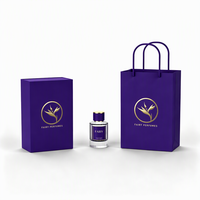 Boîte rigide en forme de livre avec insert en EVA pour emballage de parfum, logo personnalisé, fabrication d'usine, flacon de parfum de luxe