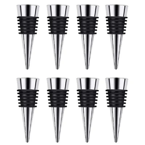 Los tapones de vino de pie de diseño especial hacen girar DIY cuentas decorativas de aleación Zine tapón de botella de vino de Navidad - Product Image 5