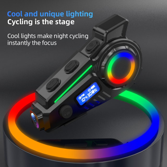 Bulk Stock Motorcycle Bluetooth Headset IP65 Dustproof 1080P Recording GPS Trajectory 40H for Resellers