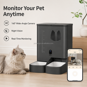 Factory OEM Custom 2 in 1 Water and <strong>Food</strong> Pet Bowls Feeders Automatic <strong>cat</strong> Smart Pet Feeder with Camera <strong>Timer</strong> WIFI - Product Image 2