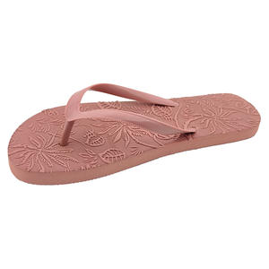 Chanclas coloridas con estampado tropical con punta abierta Diseño cómodo para <span class=keywords><strong>la</strong></span> <span class=keywords><strong>playa</strong></span> y el verano Suelas reciclables Chanclas - Product Image 2