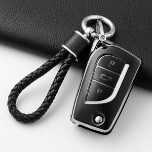 <span class=keywords><strong>Coque</strong></span> de protection pour clé de voiture en TPU à la mode pour <span class=keywords><strong>Toyota</strong></span> Hilux Corolla <span class=keywords><strong>Avensis</strong></span> Prado Fortuner RAV4 CHR support protégé sans clé Fob Bag - Product Image 4
