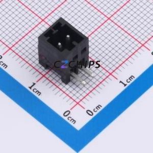 DB2ERC-2.54-2P-BK Plug-in Terminal Block Bent Lead Through Hole,P=2.54mm Board-to-Board / Socket - Closed 1x2P 2.54mm Black - Product Image 1