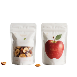 Bolsa de pie de frutas secas laminadas de papel <span class=keywords><strong>Kraft</strong></span> autopersonalizada biodegradable de alta calidad con cremallera para envasado de alimentos - Product Image 5