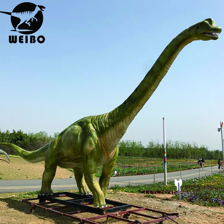 Realistischer Dinosaurier lebensgroßer Glasfaser dinosaurier