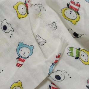 Хлопковая ткань с индивидуальной печатью, жатая муслиновая ткань, ткань для детских одеял, креповая марлевая ткань для рубашек и пеленок - Product Image 4