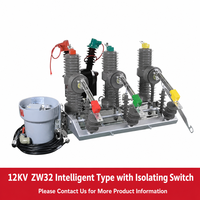 Disjoncteur à vide extérieur 12 kV, courant nominal 630 A, 50 Hz, appareillage de distribution électrique