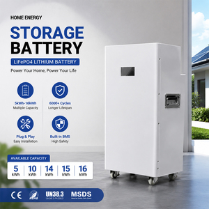 แบตเตอรี่ลิเธียมไอรอนฟอสเฟต (LiFePO4) แบบตั้งพื้น 51.2V 300Ah สำหรับบ้าน พร้อมล้อเลื่อน รุ่นใหม่ล่าสุด - Product Image 2