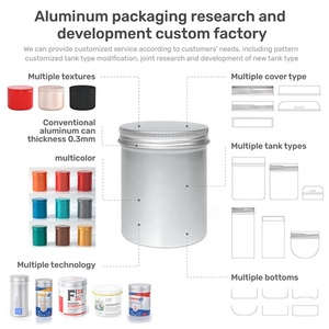 Envase de Aluminio para Píldoras de 40 ml, 50 ml, 80 ml, 100 ml, 200 ml, 260 ml, Producto para el Cuidado de la Salud, Frasco de Aluminio para Píldoras, Caja de Embalaje para Suplementos - Product Image 4