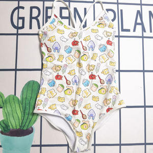 Traje de Baño de Una Pieza de Marca Famosa, de Diseño de Lujo y Alta Calidad para Mujer, de Secado Rápido, en Spandex/Nylon, con Cuello Redondo - Product Image 5