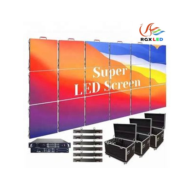 RGX 3X2 P3 Outdoor Cinema Pixel Pitch 48 Giant Indoor 3mm P3.9 3.9mm LED Indoor Led Display Screen Led Video Wall System 2m RGB