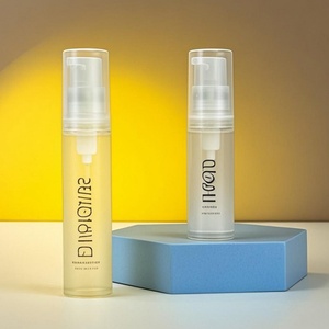 Travel Size Refillable Small <b>Mini</b> Airless Lotion Pump Spray <b>Bottle</b> for Cosmetic Lotion Packaging 5ml 10ml 15ml - Product Image 1