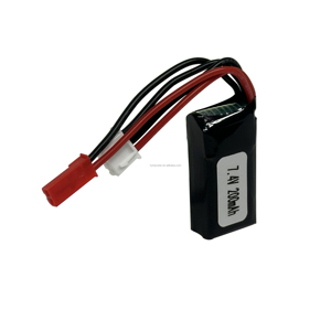 Oplaadbare 7.4V 200mAh 2S batterij met hoge energiedichtheid, lichtgewicht voor RC-modellen en doe-het-zelf elektronica - Product Image 2