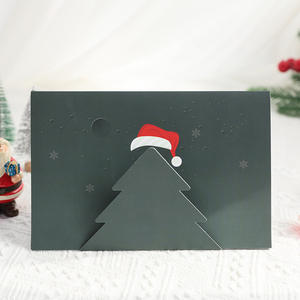 การ์ด3D ของขวัญโปสการ์ดทำด้วยมือลายคริสต์มาสเป็นมิตรกับสิ่งแวดล้อม<span class=keywords><strong>2022</strong></span> - Product Image 4