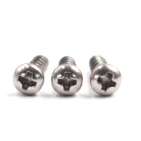 DIN ISOJIS M2 M2.2 M2.3 M2.6 M3 M3.5 M4 M4.2 M4.8 M5 M5.5 M6 # 6 # 8 # 10 304 Sekrup Kepala Pan Phillips Self Tapping dari Baja Tahan Karat