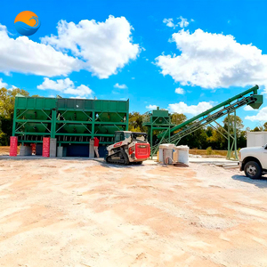 Planta Mezcladora de Concreto Seco Totalmente Automática de 100m3/h con Certificación CE ISO en EE. UU. - Product Image 1
