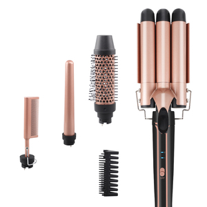 Outils de coiffure, fer à friser à baril extra long réglable, 1,75 pouces, 2 pouces, 3 barils, fer à friser 5 en 1 - Product Image 3