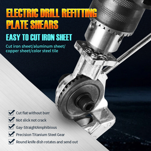 Máy khoan cầm tay điện Máy cắt tấm kim loại Máy khoan điện Dụng cụ cắt tấm sắt Phụ kiện - Product Image 4