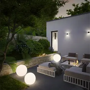 Luces LED de bola de jardín para exteriores de 30CM, lámpara de césped de calle con Control remoto, piscina, boda, fiesta, vacaciones, decoración del hogar