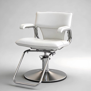 Chaise de barbier moderne avec base en métal, chaise de coiffure économique mais durable pour salon de coiffure - Product Image 4