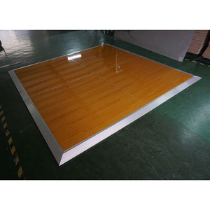 Quick install <b>portable</b> glossy wood dance floor for events - Product Image 2