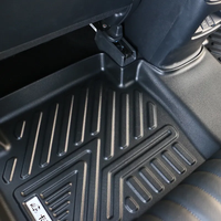 Accessoires intérieurs de voiture de luxe en TPE, tapis de sol avant et arrière complets, tapis de voiture antidérapants 5D pour Toyota HIACE 2015-2018