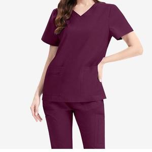 Nouvelle tenue chirurgicale pour infirmières, couleurs d'hôpital, impression OEM, pour salons de beauté, uniforme de travail unisexe, ensembles amples et respirants - Product Image 5