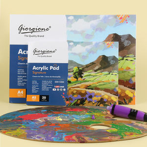 Giorgione G-AC20-A3 200GSM papier <span class=keywords><strong>de</strong></span> peinture acrylique pressé à froid sans acide 20 feuilles taille A3 - Product Image 5