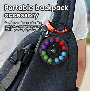 Rompecabezas educativo de plástico para aprendizaje, rompecabezas de bolas y juego de bolas, juguete de viaje para niños y adultos - Product Image 6