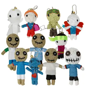 Custom Voodoo Dolls Cotton String Keychain