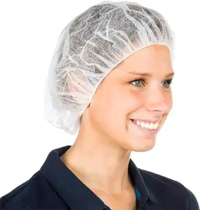 Vente en gros Casquette chirurgicale personnalisée de haute qualité en PP Casquette médicale Chapeau patient jetable d'usine d'exportation Livraison rapide