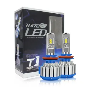 Lampu Bohlam LED H4 H11 Super Terang T1, Lampu Depan untuk Semua Lampu Depan Mobil