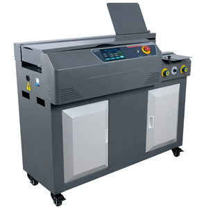 Machine à relier automatique à écran tactile A4 320mm papier côté colle <span class=keywords><strong>reliure</strong></span> parfaite <span class=keywords><strong>pour</strong></span> livres vente en gros - Product Image 2
