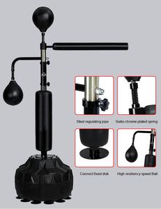 <span class=keywords><strong>Sac</strong></span> de frappe de <span class=keywords><strong>boxe</strong></span> Reflex avec barre de rotation de <span class=keywords><strong>boxe</strong></span> réglable en hauteur - Product Image 4