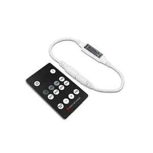 Pwm Dimmer Led Rf 14 Toetsen Afstandsbediening Mono Kleur Dc5-24V Flexibele Led Strips Mini Led Dimmer Controller