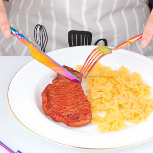 ชุด Flatware กระจกเงาสีรุ้งคุณภาพดีที่สุด - Product Image 5