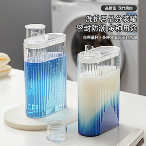 Transparent Liquid Soap Dispenser Manual Pump 500Ml For Bathroom Shampoo Shower Gel Storage Container With Label Sticker - Product Image 4